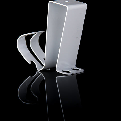 BANDZ-UP Portable Door Anchor - front view on black reflective surface